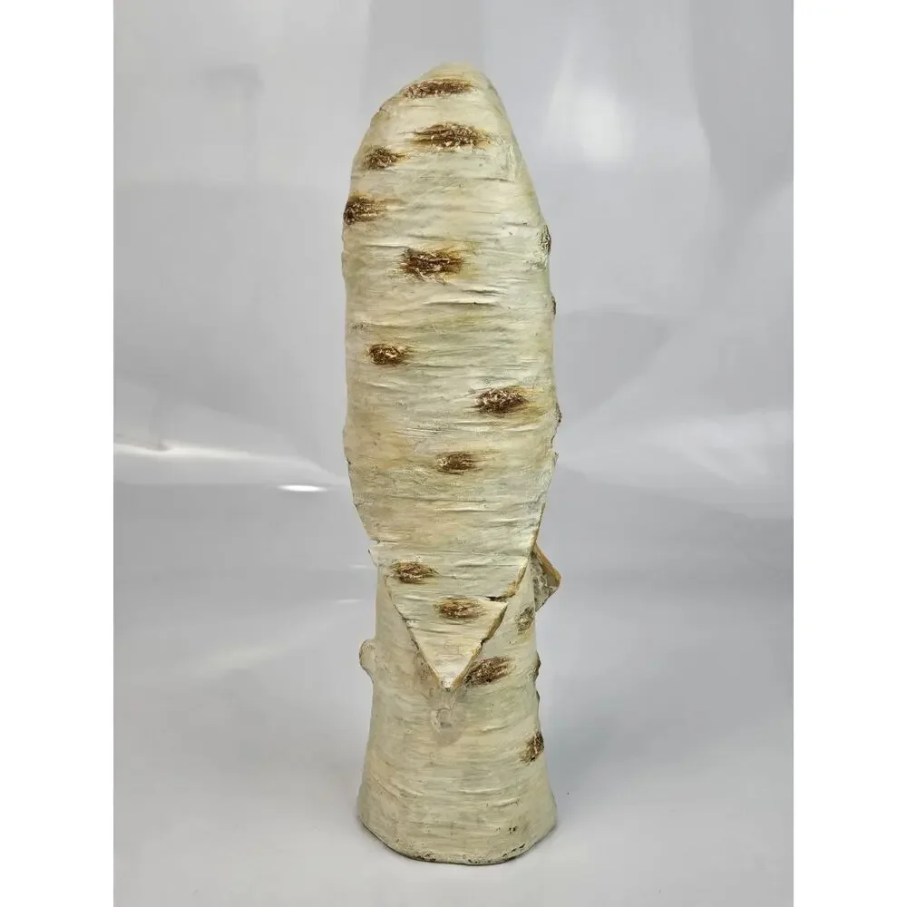 Nativity Jesus Family Carved Tree‎ Bark Design 10
